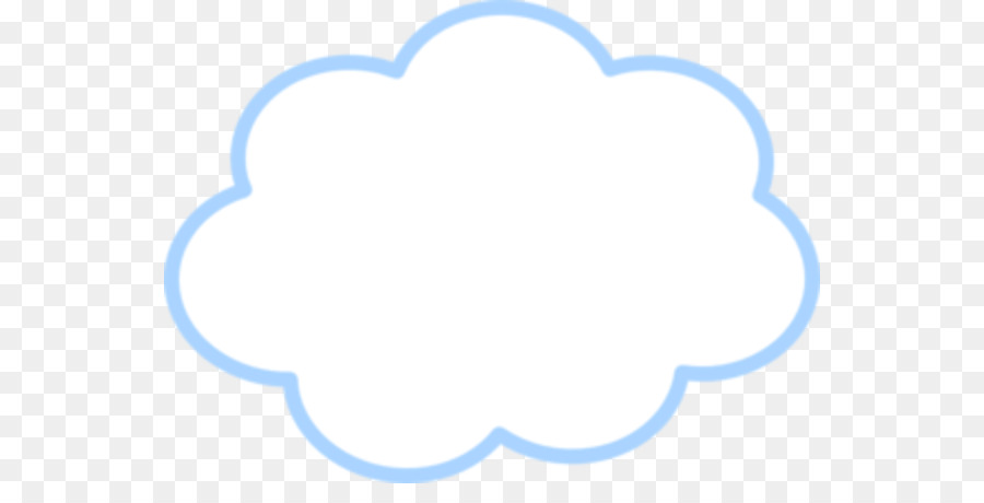 Cloud computing Computer Icons Clip art - Cloud Outline png download - 600*442 - Free Transparent Cloud png Download.