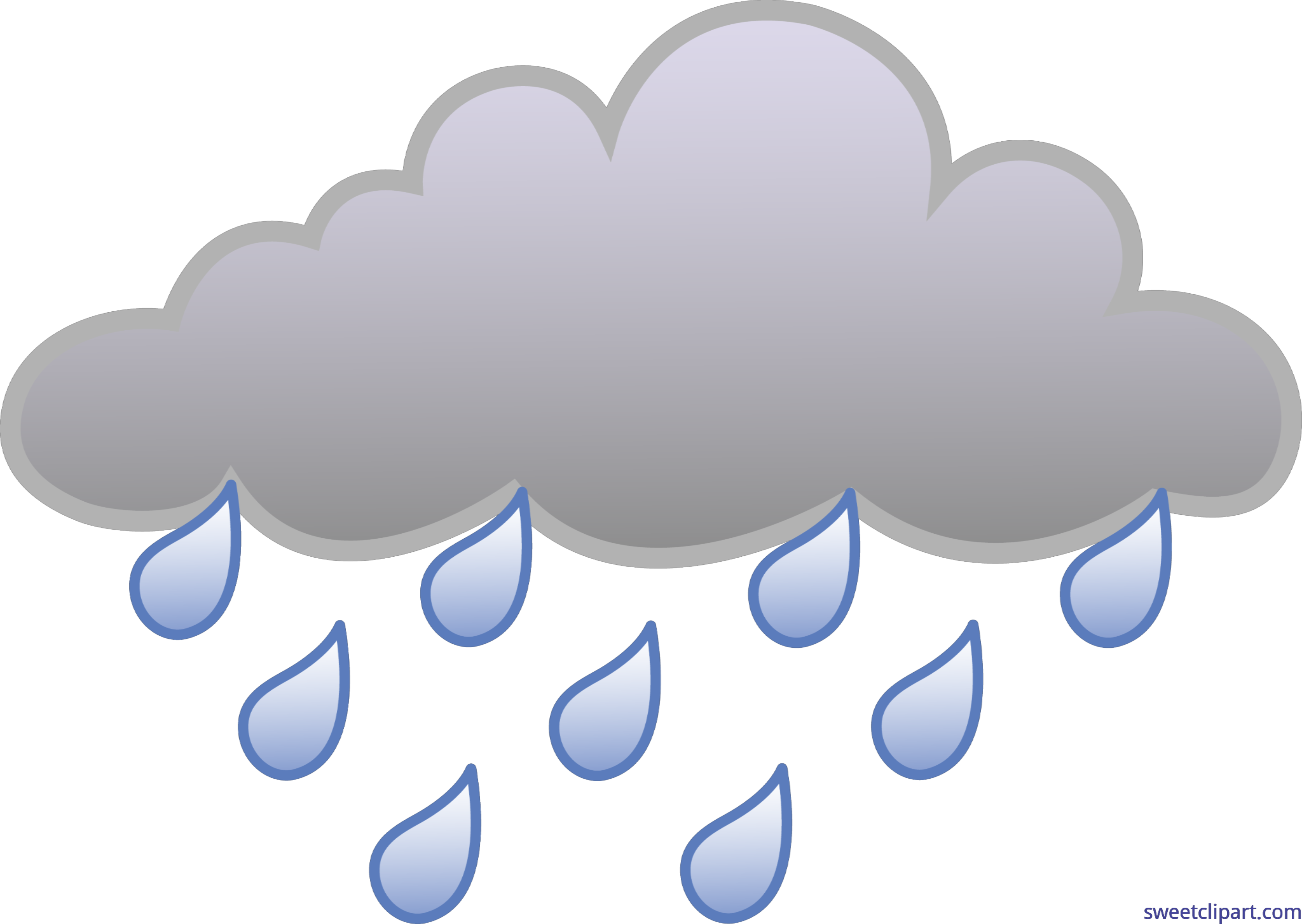 Rain Cloud Storm Weather Clip Art Rain Png Download 52773745