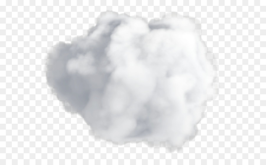 Cloud Black and white Sky - Fluffy Cloud Transparent PNG Clipart png download - 3960*3376 - Free Transparent Cloud png Download.