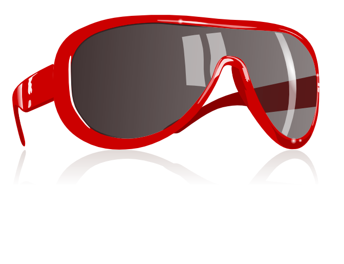 Aviator sunglasses Ray-Ban Wayfarer Clip art - Red Sunglasses PNG