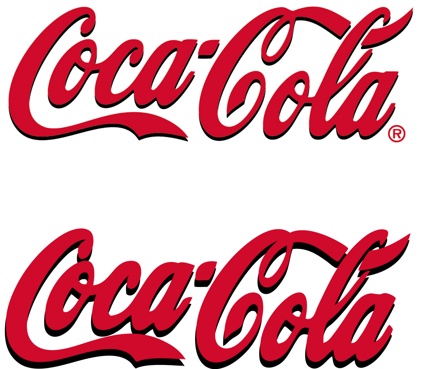 coca cola logo black transparent