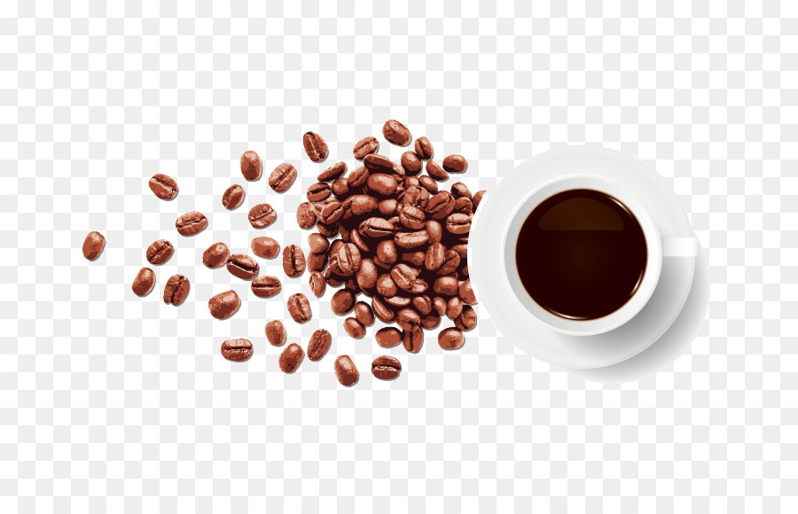 Coffee bean Espresso - Freshly ground coffee beans png download - 750*570 - Free Transparent Coffee png Download.