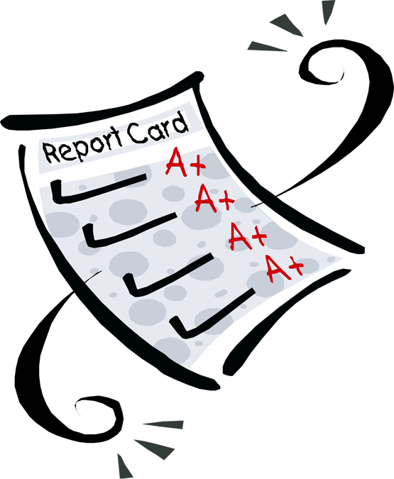 transparent report card clipart
