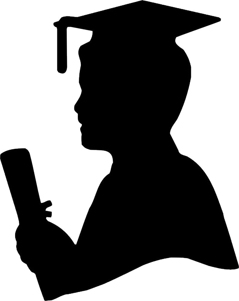 Graduation Ceremony Graduate University Silhouette Image Clip Art