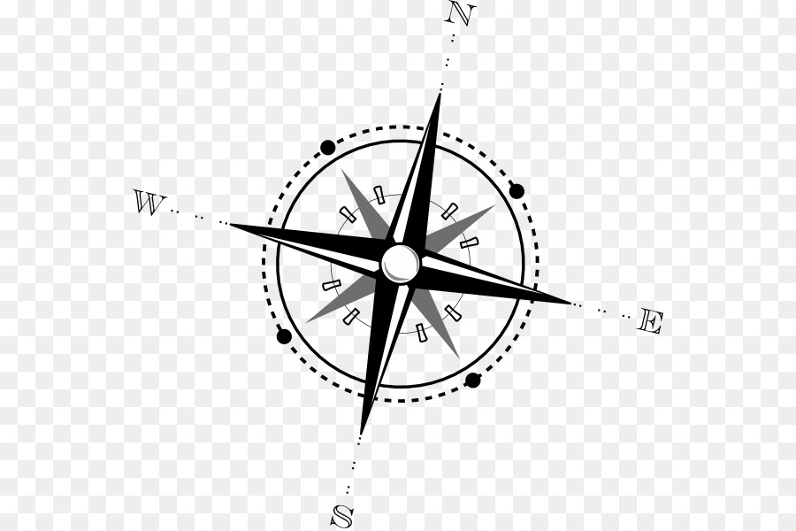 Compass rose Map Clip art - Blank Compass Rose Worksheet png download - 600*597 - Free Transparent Compass png Download.