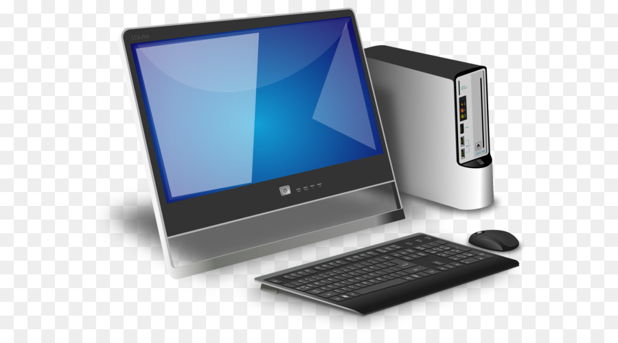 Desktop computer Computer monitor Clip art - Computer desktop PC PNG png download - 2400*1806 - Free Transparent Ironton High School png Download.