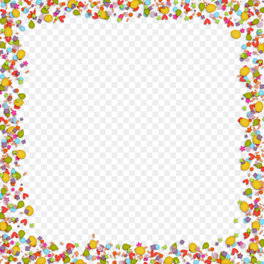 Confetti Stock photography Birthday Clip art - Celebrate Border Cliparts png download - 1024*1024 - Free Transparent Confetti png Download.