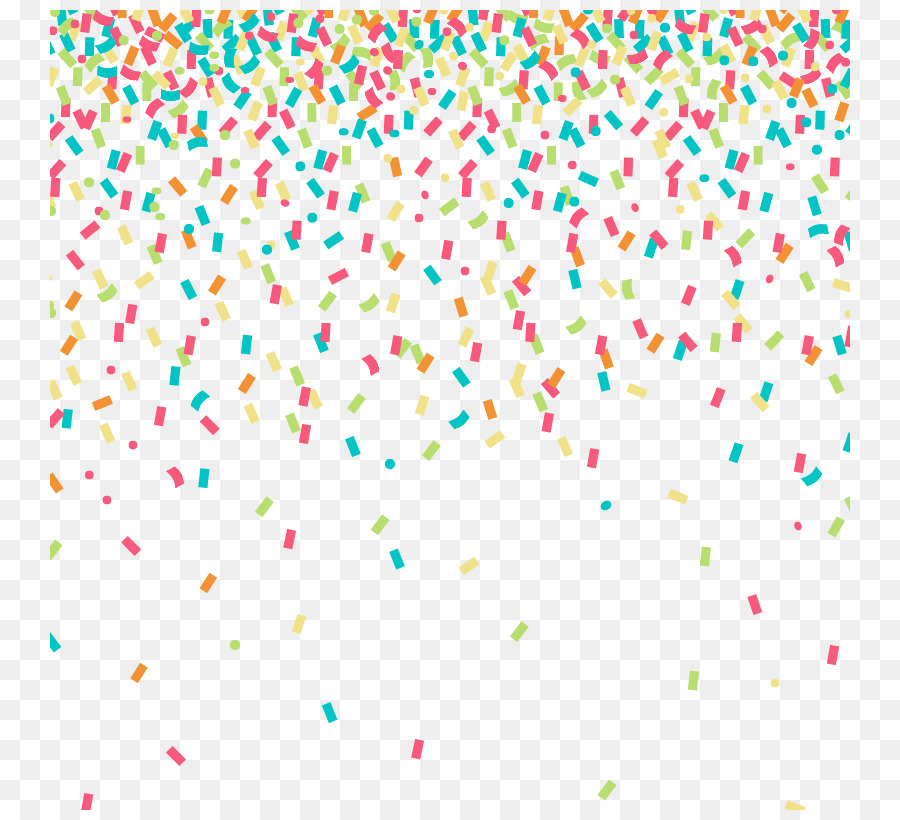 confetti border clip art free