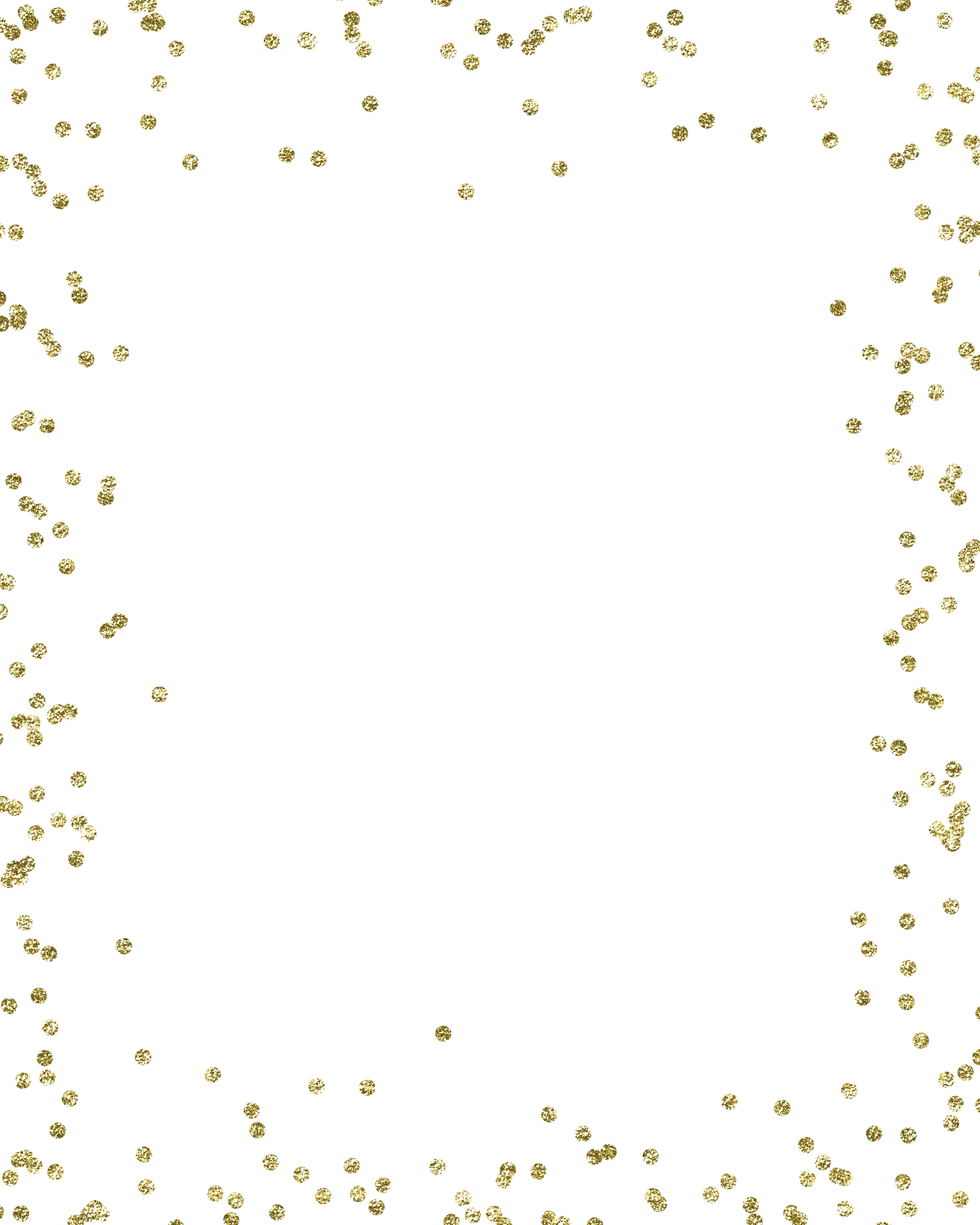 Glitter Gold Confetti Clip Art Confetti Png Download