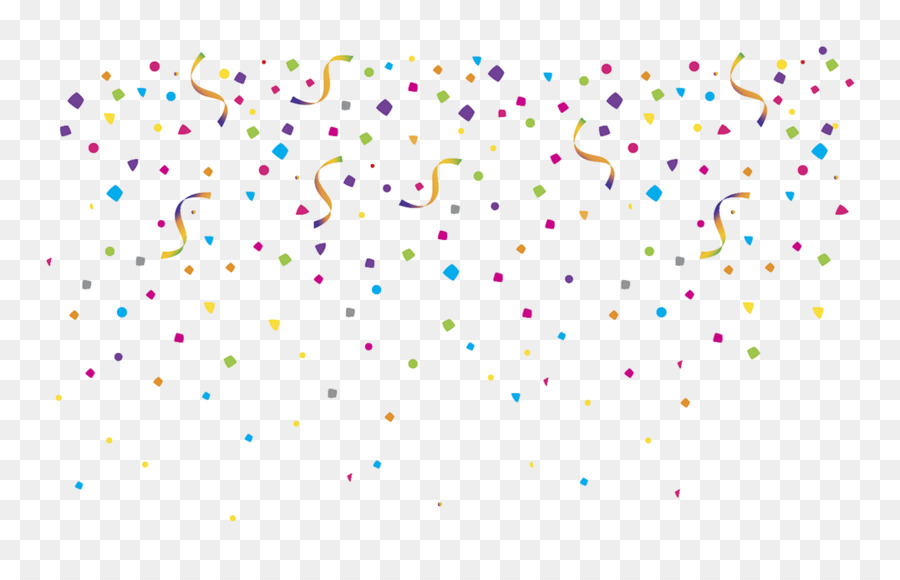 Confetti Clip art - streamers png download - 1077*678 - Free Transparent Confetti png Download.