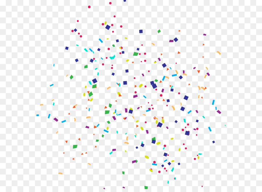 Paper Confetti Party - Cartoon Happy Birthday confetti png download - 3334*3334 - Free Transparent Paper png Download.