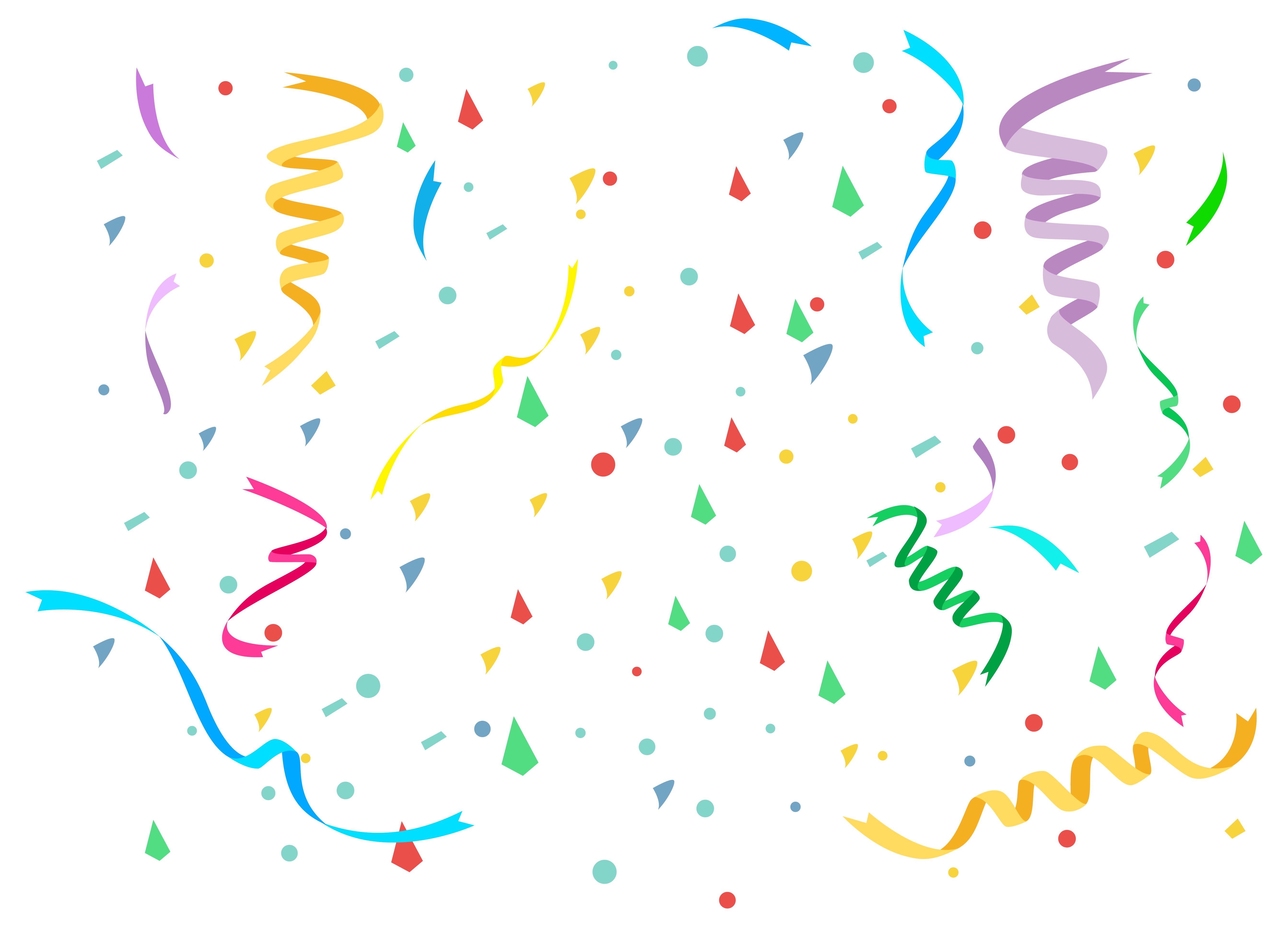 Happy birthday confetti clip art clipart Clipartix