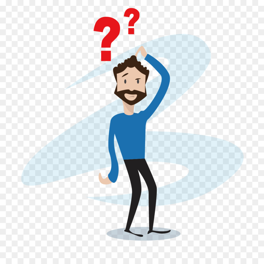 Question mark Icon - Confused cartoon man png download - 1135*1134 - Free Transparent Question Mark png Download.
