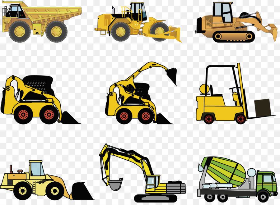 Architectural engineering Heavy equipment Truck Vehicle - excavator png download - 2103*1523 - Free Transparent Heavy Machinery png Download.
