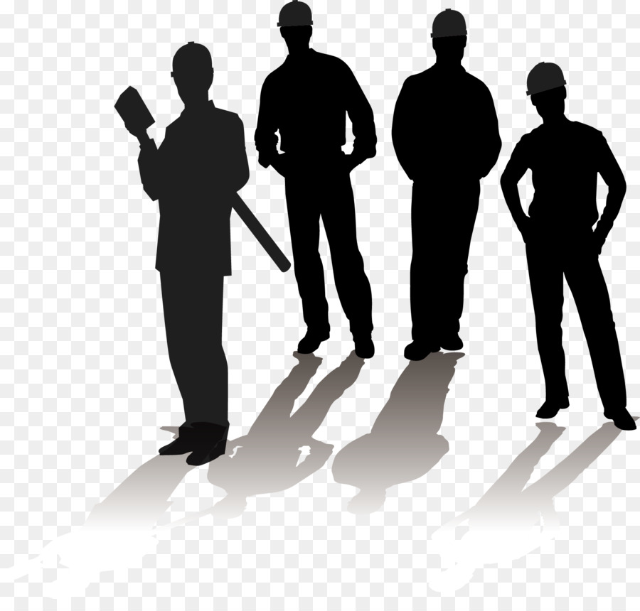 Laborer Silhouette Computer file - Construction workers silhouettes png download - 1805*1691 - Free Transparent Laborer png Download.