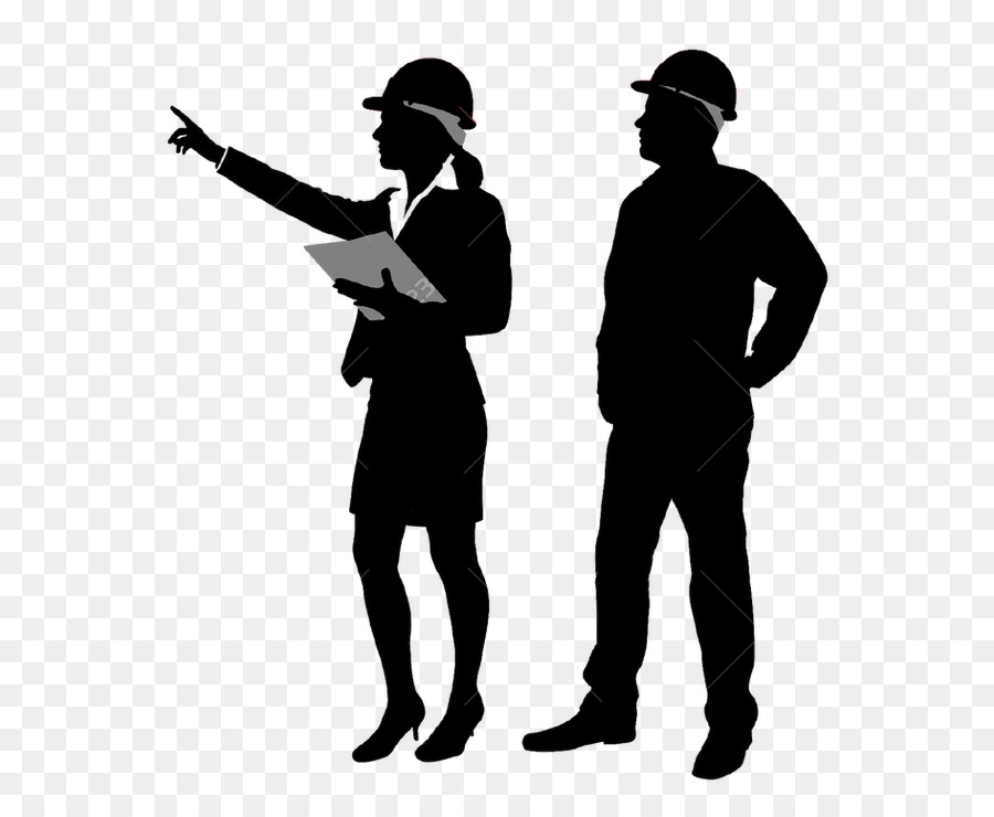 Silhouette Image Construction Engineer Job - silhouette png download - 665*731 - Free Transparent Silhouette png Download.