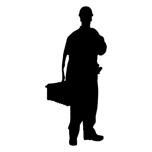 Silhouette Suit Construction Workers Silhouettes Png Download 512