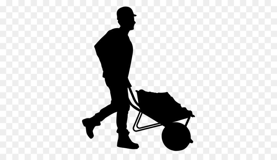 Wheelbarrow Laborer Architectural engineering Construction worker - construction workers silhouettes png download - 512*512 - Free Transparent Wheelbarrow png Download.