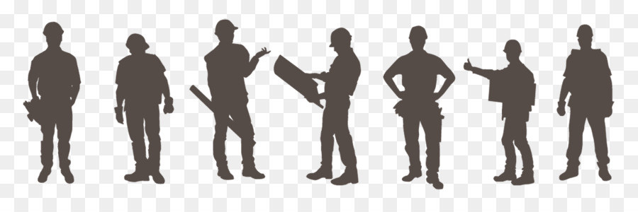 Laborer Construction worker Architectural engineering - Silhouette png download - 1130*368 - Free Transparent Laborer png Download.