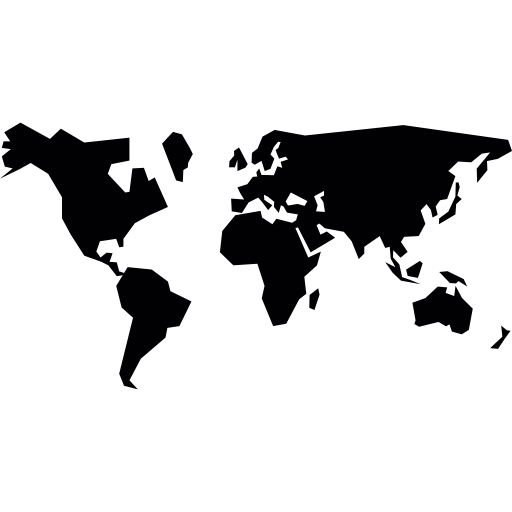 World Map Globe Flat Earth Continents Vector Png Download 512512