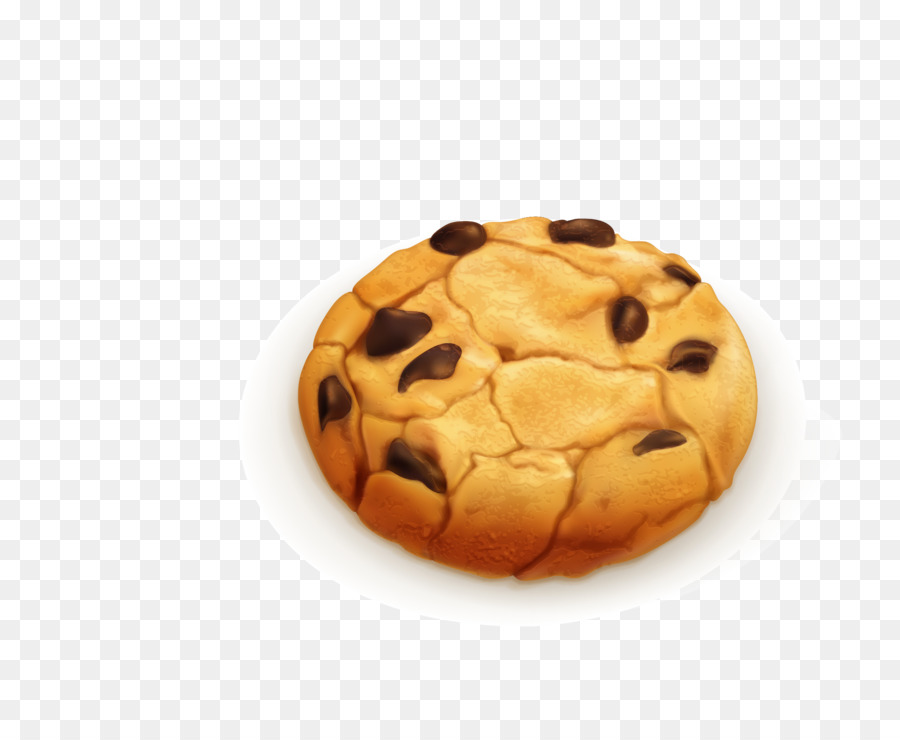 Chocolate chip cookie Sugar cookie - Biscuit png download - 2113*1726 - Free Transparent Chocolate Chip Cookie png Download.