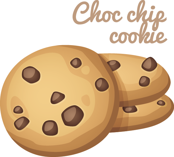 Chocolate chip cookie Cartoon Clip art - Cookies png download - 582*525
