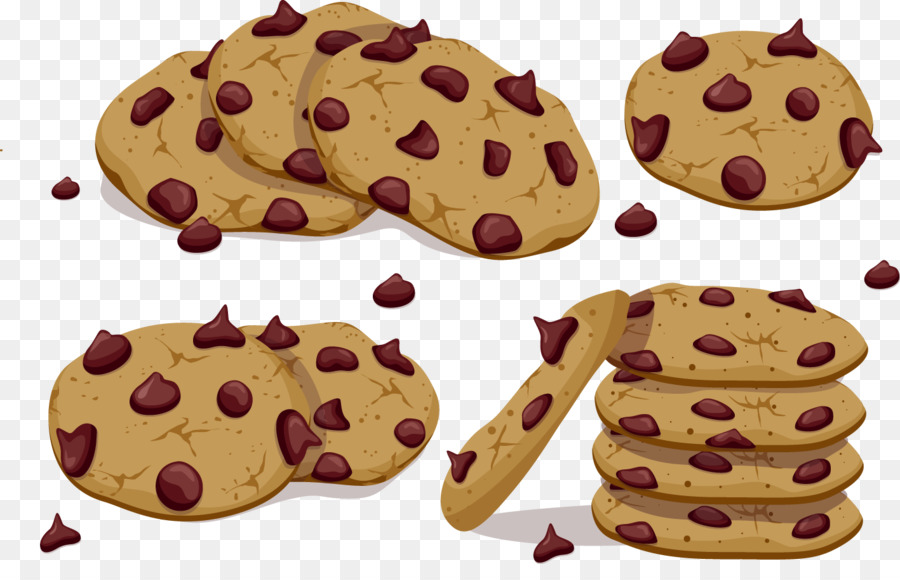 Chocolate chip cookie - Vector Chocolate Cookies png download - 1417*888 - Free Transparent Chocolate Chip Cookie png Download.