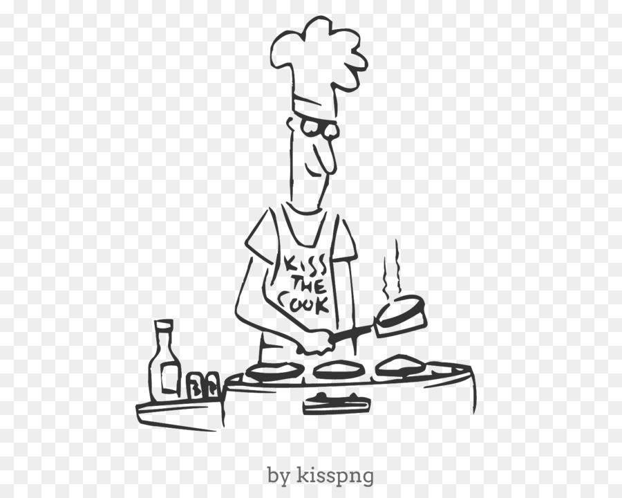 chef cooking - cartoon transparent image.png - tshirt png download - 1500*1200 - Free Transparent  png Download.