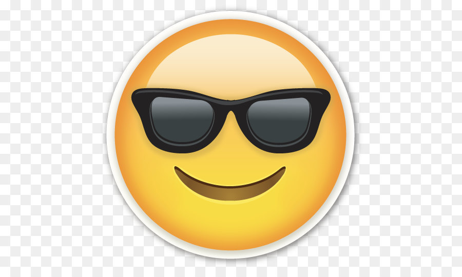 Emoji Emoticon Sticker Smiley - Smiling Face With Sunglasses Cool Emoji Png png download - 530*532 - Free Transparent Emoji png Download.