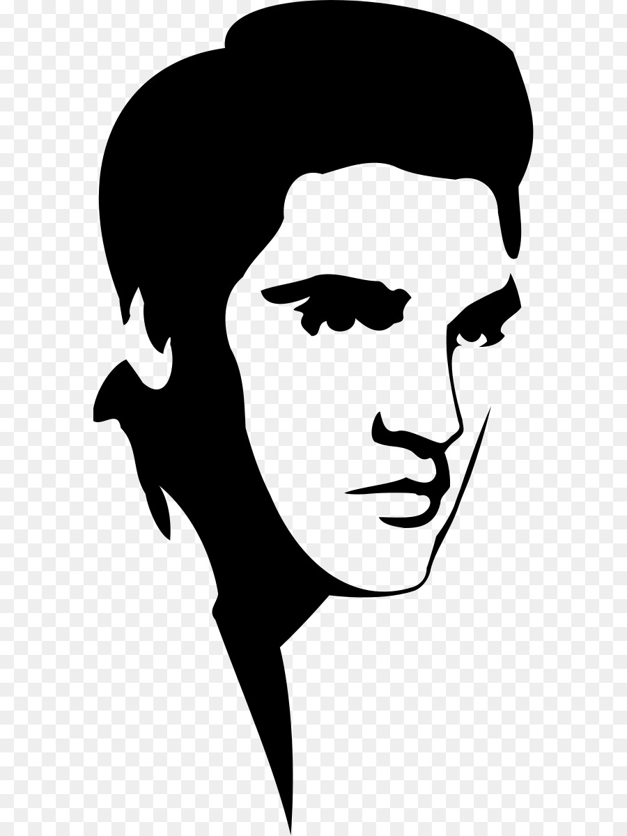 Elvis Presley Stencil Art Silhouette Clip art - Silhouette png download - 632*1199 - Free Transparent  png Download.