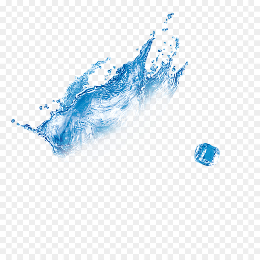 Water resources Blue - Dynamic cool water png download - 1000*1000 - Free Transparent Water png Download.