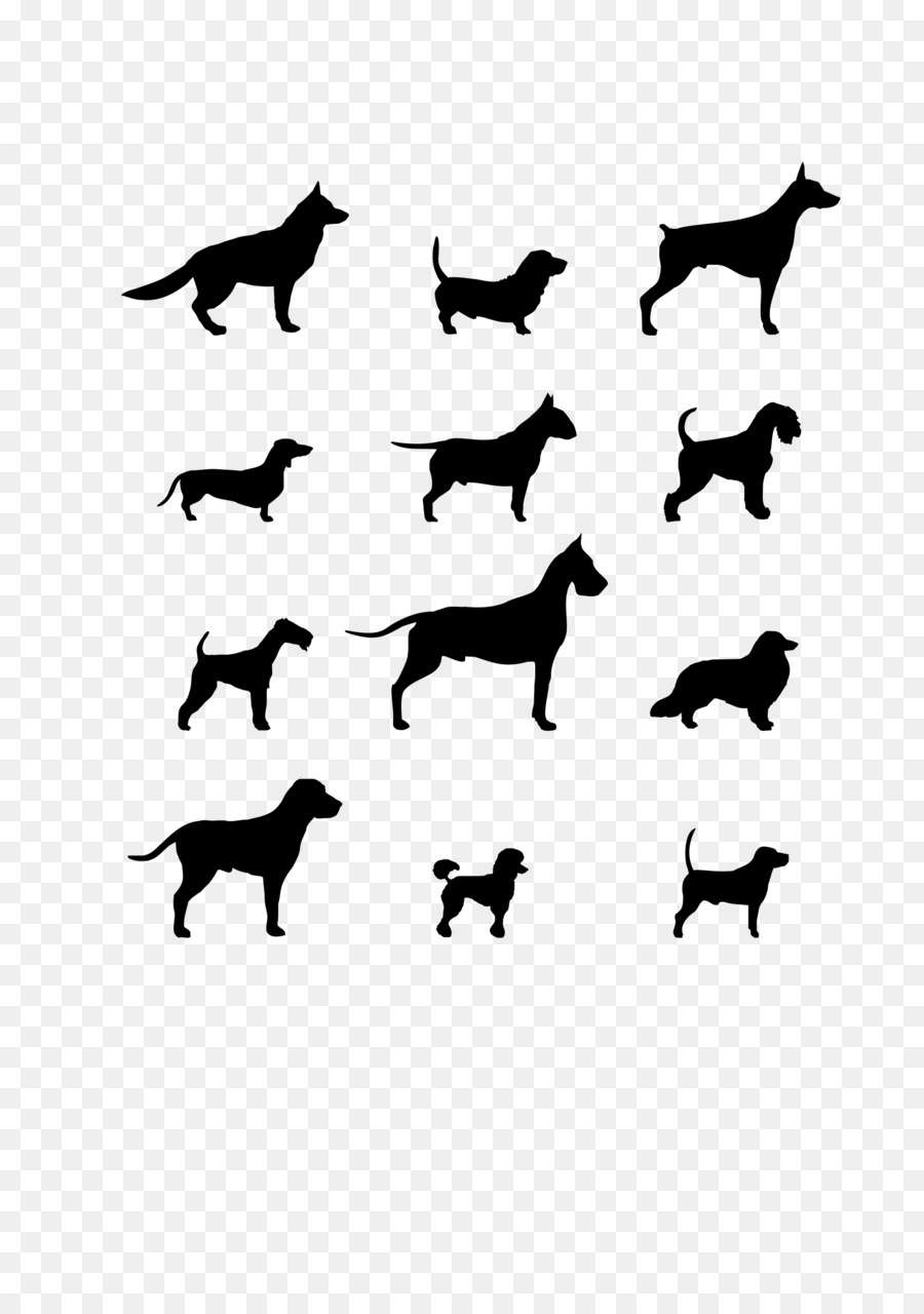 German Shepherd Dobermann Beagle Great Dane Basset Hound - animal silhouettes png download - 1697*2400 - Free Transparent German Shepherd png Download.
