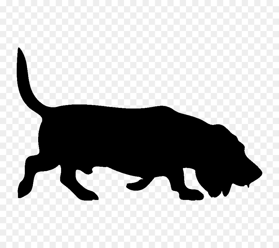 Basset Hound Bloodhound Petit Basset Griffon Vend�en Silhouette Clip art - Shar Pei png download - 800*800 - Free Transparent Basset Hound png Download.