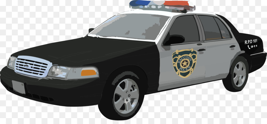 Police car Raccoon City Ford Crown Victoria Police Interceptor - police car png download - 900*408 - Free Transparent Police Car png Download.