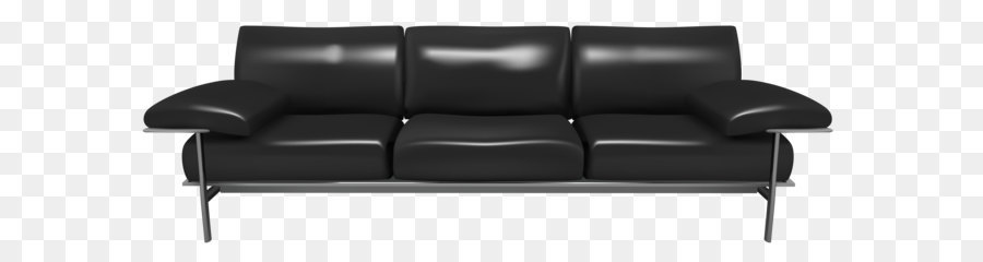 Couch Furniture Clip art - Transparent Black Couch PNG Clipart png download - 6150*2159 - Free Transparent Couch png Download.