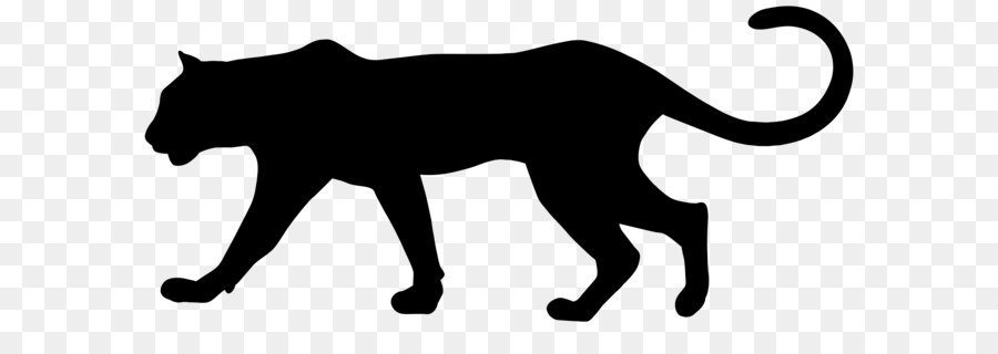 Cougar Black panther Leopard Clip art - Puma Silhouette PNG Clip Art Image png download - 8000*3711 - Free Transparent Cougar png Download.