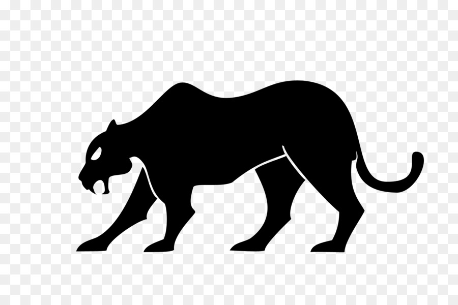 Black panther Cougar Silhouette Clip art - black panther png download - 1800*1200 - Free Transparent Black Panther png Download.
