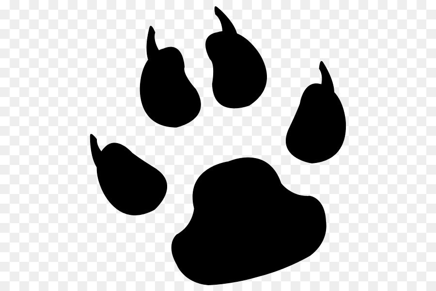 Dog Cougar Cat Paw Clip art - Tattoo Png Image png download - 600*600 - Free Transparent Dog png Download.