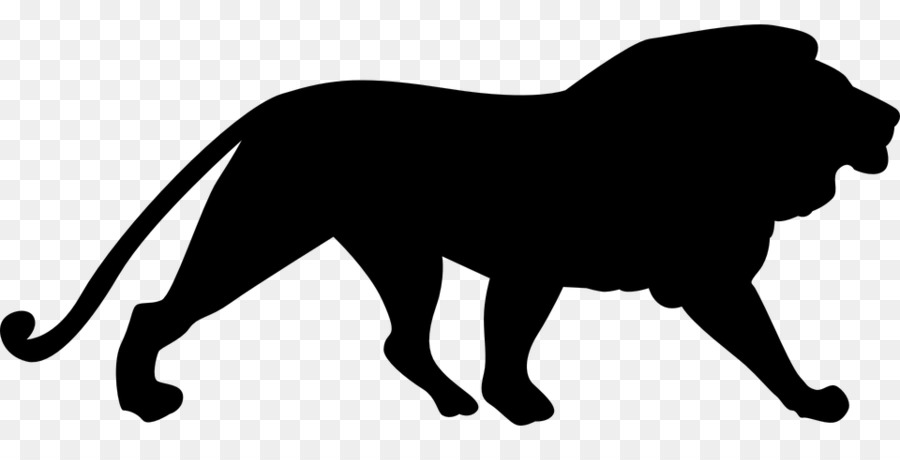 Lion Cougar Silhouette Clip art - lion png download - 960*480 - Free Transparent Lion png Download.