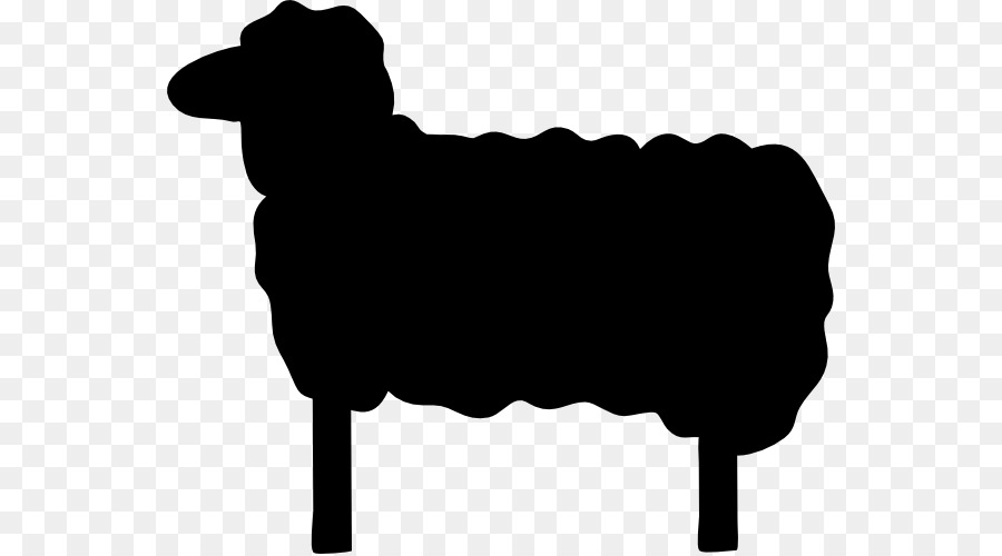 Black sheep Silhouette Clip art - Free Sheep Clipart png download - 600*498 - Free Transparent Sheep png Download.