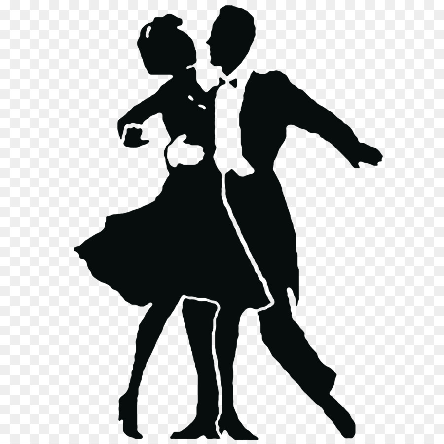 Ballroom dance Swing Dance studio Partner dance - Silhouette png download - 1000*1000 - Free Transparent Ballroom Dance png Download.