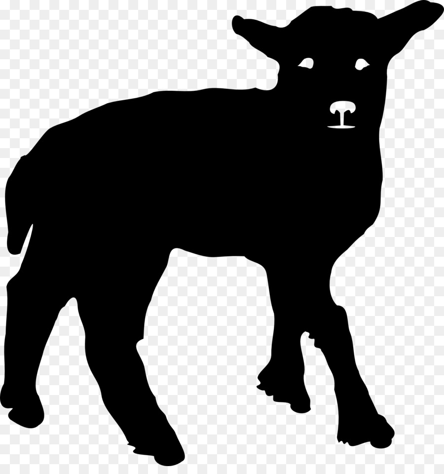 Silhouette Texel sheep Lamb and mutton Clip art - cow head png download - 1831*1920 - Free Transparent Silhouette png Download.