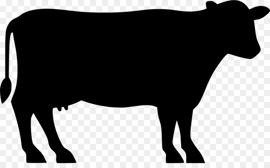 Angus cattle Beef cattle Silhouette Clip art - cow png download - 980*592 - Free Transparent Angus Cattle png Download.