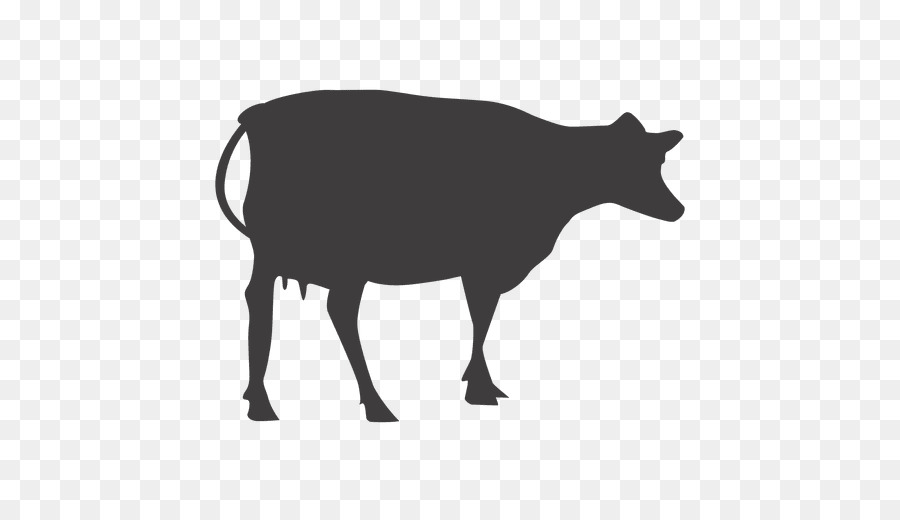 Cattle Silhouette Clip art - cows vector png download - 512*512 - Free Transparent Cattle png Download.