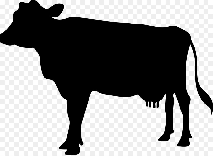 Cattle Silhouette Clip art - Silhouette png download - 1280*932 - Free Transparent Cattle png Download.