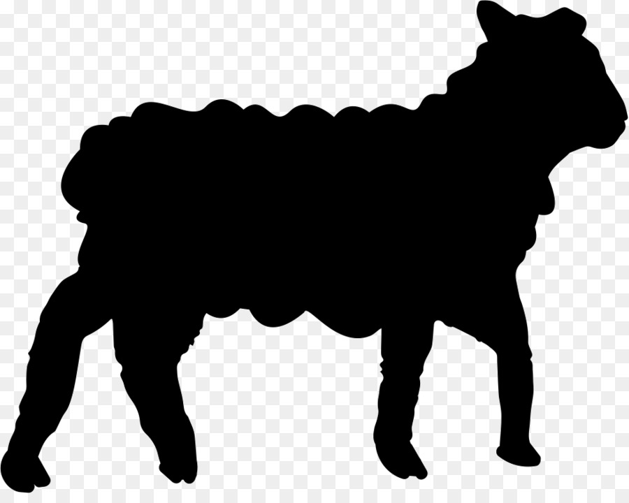 Sheep Goat Lamb and mutton Silhouette - sheep png download - 981*770 - Free Transparent Sheep png Download.
