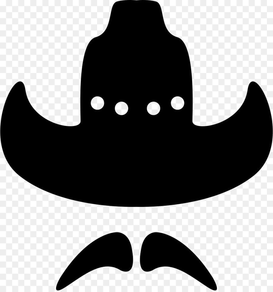 Cowboy Silhouette Facial hair Clip art - mustach png download - 924*980 - Free Transparent Cowboy png Download.