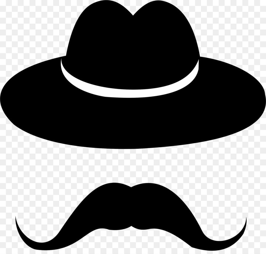 Top hat Moustache Cowboy hat - moustache png download - 2048*1931 - Free Transparent Hat png Download.