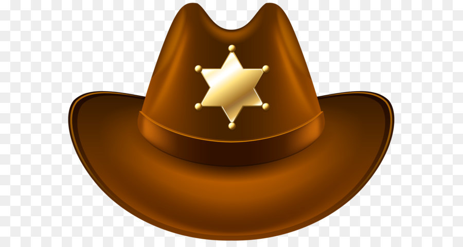 Cowboy hat Clip art - Cowboy Hat with Sheriff Badge Transparent PNG Clip Art Image png download - 8000*5827 - Free Transparent Cowboy Hat png Download.