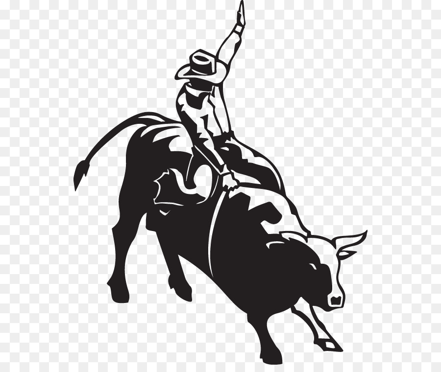 Bull riding Rodeo Calf roping Clip art - bull png download - 600*745 - Free Transparent Bull Riding png Download.